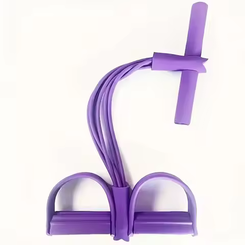 4 Tube Pedal Resistance Band Gym Equipment For Home Agility Training Pilates Training Equipment Leg 