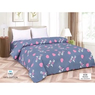 Kumot Bedsheet cotton blanket good value 3 design