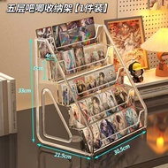 [in stock] Transparent ladder-shaped small ornament shelf, display rack for figurines and collectibl