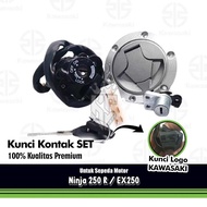 Complete ignition key Set for Kawasaki Ninja 250R EX250 tank cover