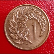 1967 New Zealand One Cent  old coin   新西兰 1 分 新西兰 1967 年 旧硬币