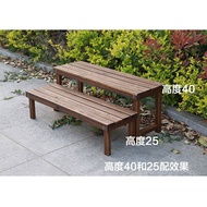ST-⛵Solid Wood Step Succulent Flower Stand Long Bench Multi-Layer Balcony Ladder Anti-Corrosion Wooden Flower Stand Pot