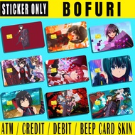 BOFURI - (SKIN CARD STICKER) ATM/CREDIT/DEBIT/BEEP (SKIN CARD STICKER)