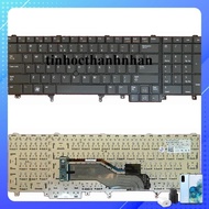 Dell E5520 E5530 E6520 E6530 E6540 laptop keyboard with backlight, without light