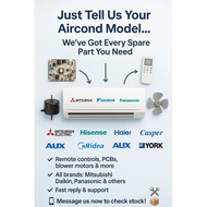 100% original Aircond spareparts for Daikin Panasonic Mitsubishi Midea Haier Casper Aux Hisense Sams