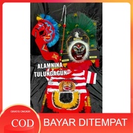 setelan kaos reog ponorogo topeng dadak merak kuda lumping cambuk - Barongan Pecut Barongan anak2 um