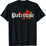 Palestine Free Palestine Free Gaza Palestine Flag Arabic T-Shirt
