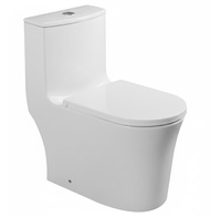 AKRON WCO-89001 CYCLONE FLUSH S-TRAP 1P TOILET 68.2X37.5X74.2CM WHITE