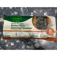 Bibigo Seasoned Seaweed Crispy Seaweed Snacks Korean Style 8pcs Bibigo Seaweed Korean Seaweed