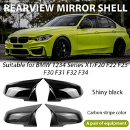 A Pair of Replaceable ABS Horn Modified Rearview Mirror Housings Are Suitable for BMW 1234 Series X1