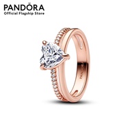 Pandora Heart 14k rose gold-plated ring