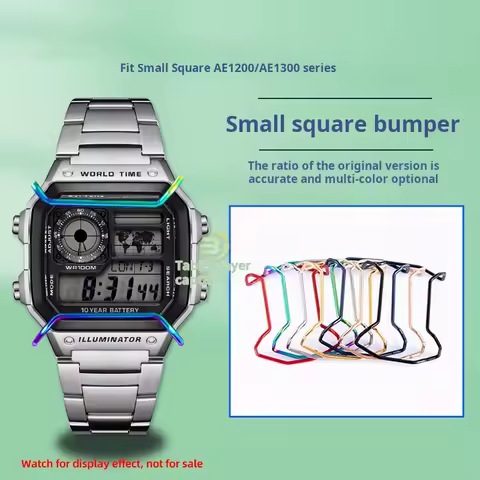 AE1200 Metal bumper for Casio protective bumper ae1200wh/1300 series men's women's watches modified 