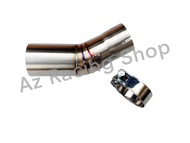 ท่อสลิปออน KAWASAKI Z400NINJA400/Z NINJA250 ปี 2018 ขึ้นไปสำหรับสวมปลายท่อแต่งขนาด 2 นิ้ววัสดุสแตนเล