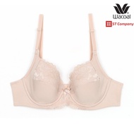 เสื้อใน Wacoal Basic Bra สีเบจ (BE) รุ่น WB9893 รูปแบบ 4/5 Cup ลายลูกไม้ มีโครง โอบกระชับเต้าทรง เก็บเนื้อส่วนเกินด้านข้างลำตัว วาโก้ บรา ยกทรง ชั้นใน