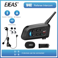 V4C plus In-ear Referee Headset For 2-4 people Full Duplex Bluetooth Soccer Conference Interphone