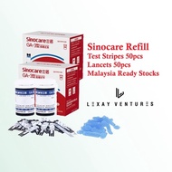 Refill Glucometer Glucose Meter/Monitor/Diabetes Tester+Test Strips/Lancets ALAT CHECK BACAAN GULA/K