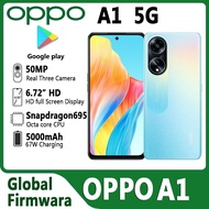 oppo A1 5G Mobile Phone Snapdragon 695 6.72 inch 12GB/ 256GB Battery 5000mAh  Used 98% NEW 50MP Came
