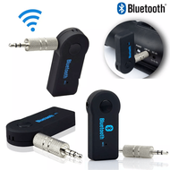 Car Bluetooth 163 Music Receiver Adapter 3.5mm Jack Wireless Handsfree Car Kit with TF Card Reader Function บลูทูธ