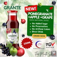 250ml GRANTE Mix Juice Pomegranate+Grape+Apple Jus Delima Original Delima Jus Grante Juice Jus Jadi 