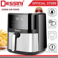 DESSINI ITALY 7L Electric Air Fryer Convection Oven Toaster Timer Oil Free Roaster Breakfast Machine