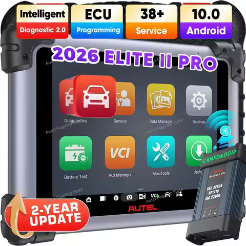 Autel MaxiSys Elite II Pro Top Diagnostic Tools 2 Years Update Elite 2 PRO J2534 Programming Coding 