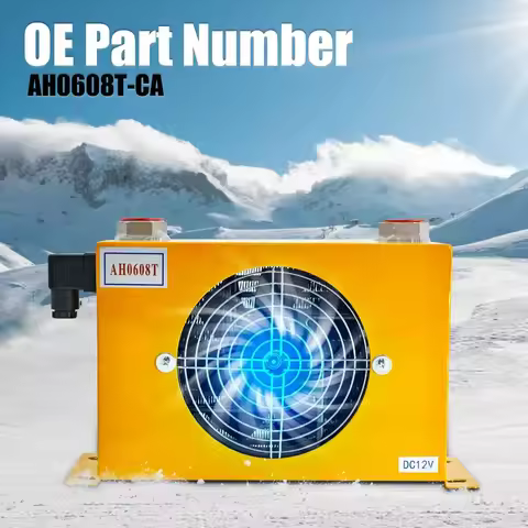 NEW AH0608T-CA 60L/min Hydraulic Air Cooler Hot Selling Hardware Fan Air Cooling Oil Cooler 110v/220