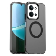 Transparent Phone Case For Xiaomi Poco C85 Case For Poco C85 4G Magnetic Adsorption Wireless Charge 