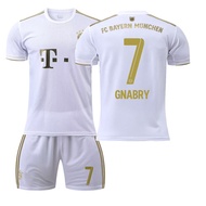 22-23 Bayern Away White 17 Manet 6 Kimich 25 Mueller 10 Sanet Children Adult Football Kit