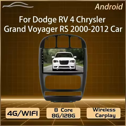 Android For Dodge Caravan 4 Chrysler Grand Voyager RS 2000-2012 Automotive Multimedia Video Player R