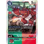 Digimon Card Code BT11-052 - Tyrannomon - Digimon - Rare