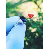PERMATA AKIK YAMAN HITAM ASLI SILVER 925
