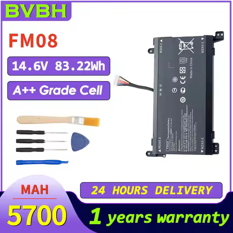 BVBH FM08 17-an013TX Laptop Battery 17-an014TX For HP TPN-Q195|HSTNN-LB8B OMEN 922976-855|922977-855