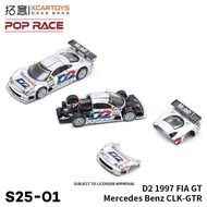 ((Ready Stock) Tuoyi 1/64 Mercedes Benz CLK GTR Miniature Model Boy Mercedes Benz Ornaments