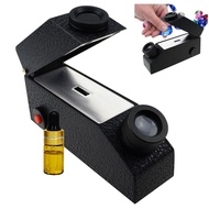 0.01 nD Scale Division Gem Refractometer w/ Built-in LED Light + RI Oil