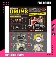 <設面交/寄運> 26年9月預訂！全新未開封 F-Toys FToys 迷你打鼓擺設套裝 Rock Mono Drums (全盒10PCS)