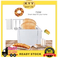 KYY Bread Toaster Stainless Steel Breakfast 2 Slice Bread Toaster Oven Bread Maker