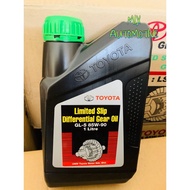 (NEW PACKING) TOYOTA LSD 85W90 85/90  1Litre Different Gear Oil