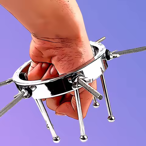 Anal Expander Vaginal Expander Personal Wand Massager Metal Anal Plugs Adjustable Butt Plug with Sta