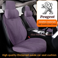 Peugeot 408 E-2008 2008 5008 508 308 207 2025 latest special car seat cushion cover, suede seat cush