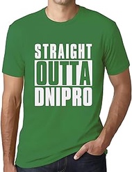 Men's Graphic T-Shirt Straight Outta Dnipro Eco-Friendly Limited Edition Short Sleeve Tee-Shirt Vint