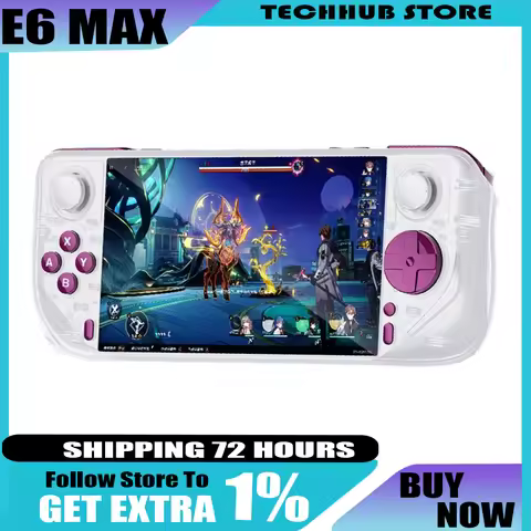 E6 MAX Handheld Game Console 5 Inch Touch IPS Screen 4+32GB 5000mah Andorid 13 System Support 5G Wif