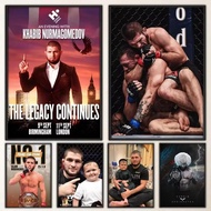 Poster Khabib Nurmagomedov Gaya Vintage Untuk Hiasan Dinding Rumah Bilik Air Dapur Bar Aksesori