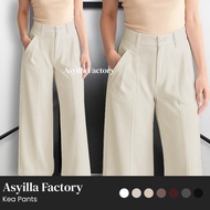 KEA Pants Aysilla_Factory Work Pants Highwaist Wide Leg Anti-Wrinkle Loose Pants