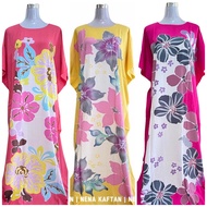 DEFECT Kaftan Cotton Viscose Bunga Tabur Pastel Premium Exclusive Baju Kelawar