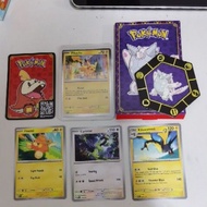 one set pokemmo Pikachu ptcg 一套宝可梦皮卡丘正版卡牌