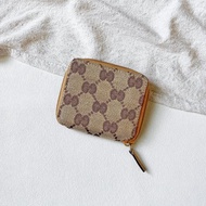 Vintage Gucci 帆布拉鍊零錢包