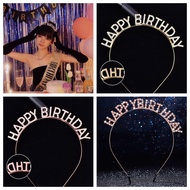 Crown Birthday Girl's Birthday Party Diamond Headband - Princess Girl's Hairpiece