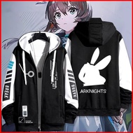GC1 Arknights Amiya anime zipper Hoodie coat XXS-6XL jacket Unisex Top GC1