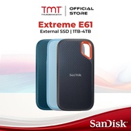 TMT SanDisk Extreme E61 Type-C External SSD USB 3.2 (1TB/2TB/4TB) (Black/Sky Blue/Monterey)