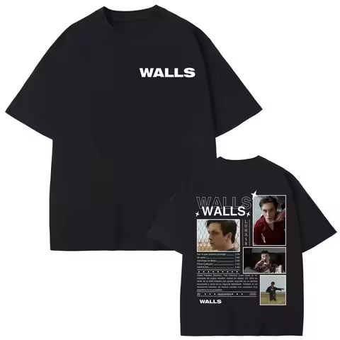 Singer Walls Luna 18 Album Merch T Shirt High Quality Fashion Short Sleeve T-shirts Men Women Summer